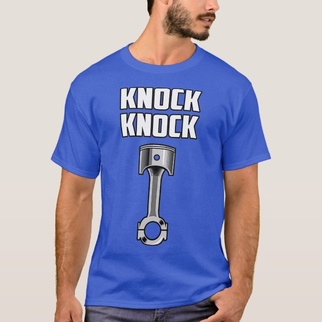T-shirt KNOCK KNOCK Piston pour hommes (Devant)