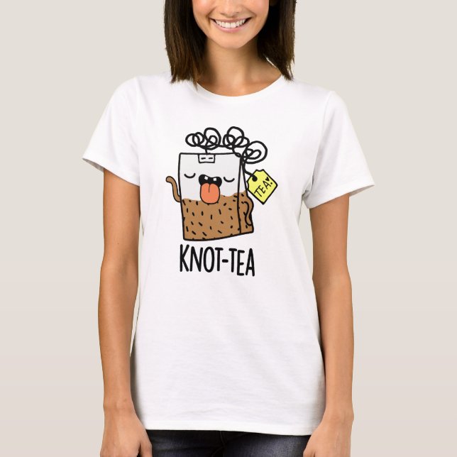 T-shirt Knot-tea Funny Tea Pun  (Devant)