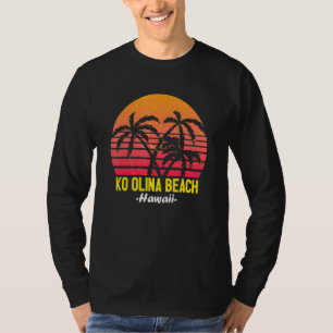 T-shirt Ko Olina Beach Hawaii Oahu Hawaiian Sunset Palm Tr