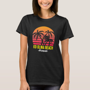T-shirt Ko Olina Beach Hawaii Oahu Hawaiian Sunset Palm Tr