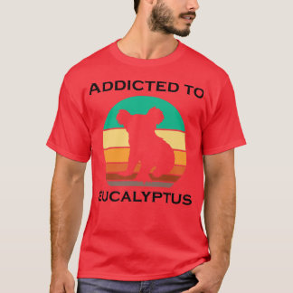 T-shirt Koala Bear Eating Eucalyptus Nature Wildlife Premi