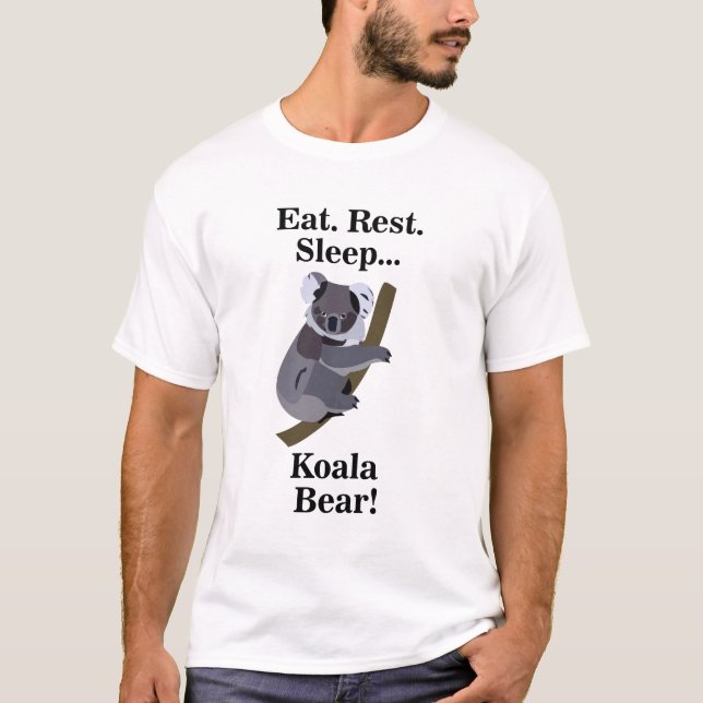 T-shirt Koala Bear Funny (Devant)