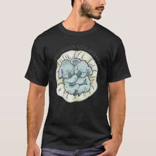 T-shirt Koala bear Koalas Nap Sommeil dormant Pyjama nuit
