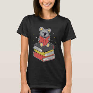 T-shirt Koala Bear Reading Books Australie Koala 1