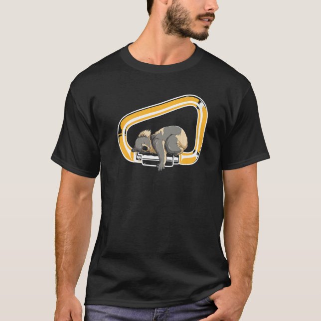 T-shirt Koala Carabiner Escalade Animal mignon Bouldering (Devant)