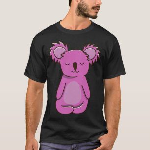 T-shirt koala coala mignon australie drôle pose de yoga 1
