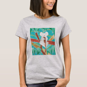 T-shirt Koala dans l'arbre, Art abstrait original
