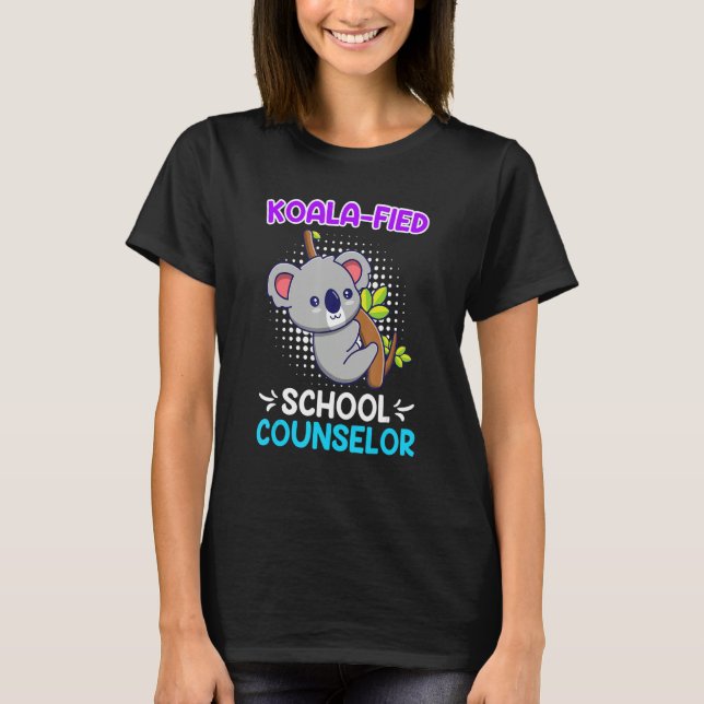 T-shirt Koala  fied Qualified School Counselor 1 (Devant)