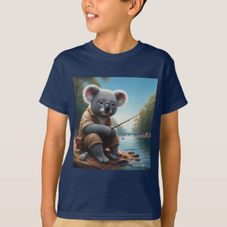 T-shirt Koala Fishing