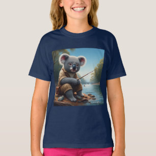 T-shirt Koala Fishing