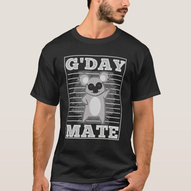 T-shirt Koala G Day Mate GDay Australian Aussie (Devant)