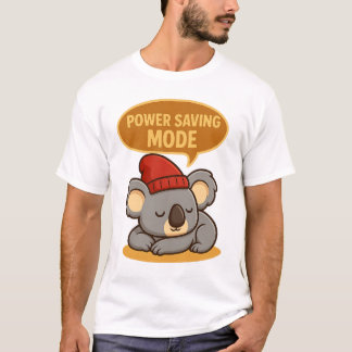 T-shirt Koala in Power Saving Mode – Funny Relaxed Animal 