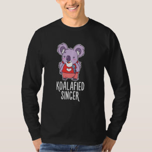 T-shirt Koalafied Chanteur Koala Bear Karaoke Sound