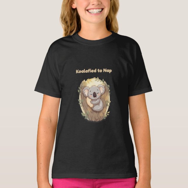T-shirt "Koalafied to Nap – Cute Sleepy Koala T-Shirt" (Devant)
