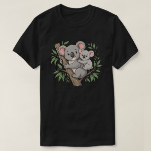 T-shirt Koalas mignons mère et bébé