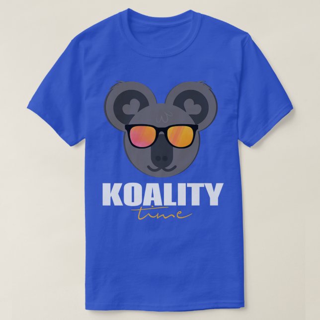 T-shirt Koality Time Sarcastique Koala Ours Saywork (Design devant)