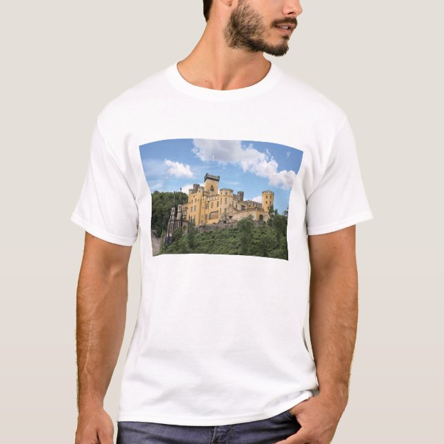 T-shirt Koblenz, Allemagne, Château de Stolzenfels, Schlos (Devant)
