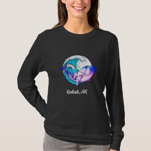 T-shirt Kodiak Ak Japonais Peinture géométrique Orca Tueur