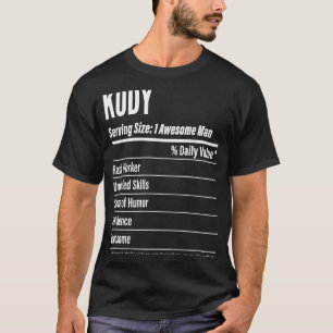 T-shirt Kody Données nutritionnelles Taille du service Cal