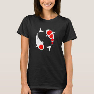 T-shirt Kohaku Koi Poisson Lucky Feng Shui Japon Nishikigo