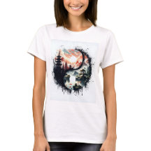 Koi Fish and Temple Yin Yang