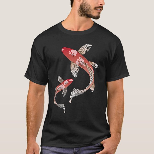 T-shirt Koi Fish Chinese Yin & Yang (Devant)