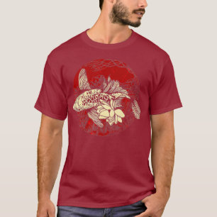 T-shirt Koi Fish Japon Art Pêche