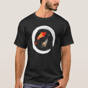 T-shirt Koi Fish Japonais Koi Carp Japonais Zen Symbole Ni