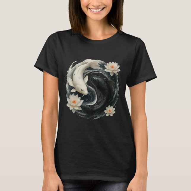 T-shirt Koi Fish Ying Yang (Devant)