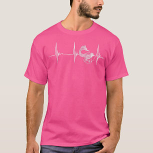 T-shirt Koi Japonais Koi Carp Heartbeat EKG Pulse Nishikig