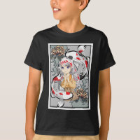 Koi Poisson japonais Anime esthétique Otaku Girl