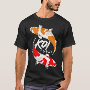 T-shirt Koi Poisson Rouge Et Orange