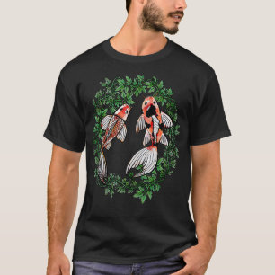 T-shirt Koi Pond Art I Love Koi Fish Watercolor