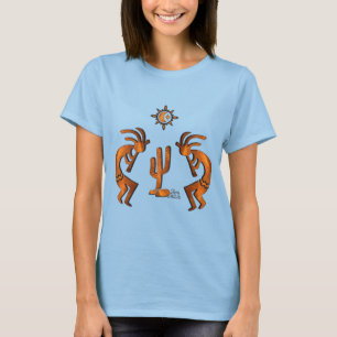 T-shirt Kokopelli Et Cactus