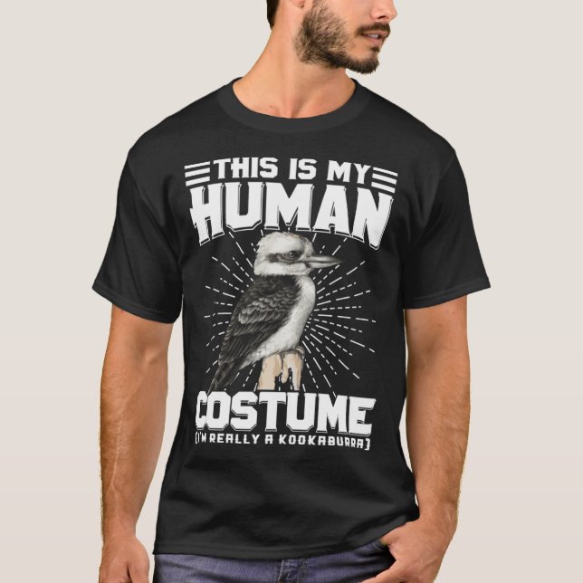 T-shirt Kookaburra Australian Bird watcher riant Bird F (Devant)