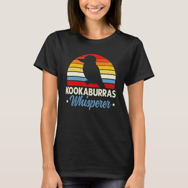 T-shirt Kookaburra Whisperer Bird Bird Bird Bird Observati (Devant)