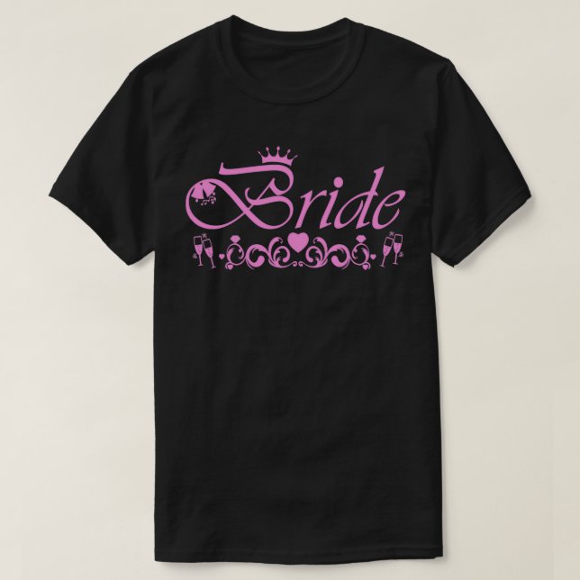 T-shirt Kopie von équipe mariée bachelor partie rose 12 (Design devant)