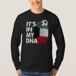 T-shirt Koweït Dans Mon Adn Koweït Équipe Drapeau Koweit