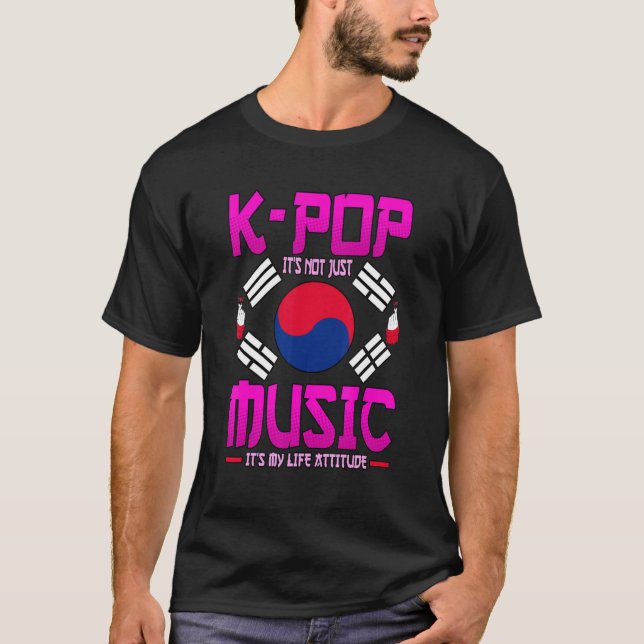 T-shirt Kpop pop pop pop coréen (Devant)