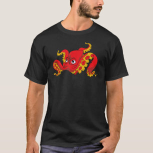 T-shirt Kraken animal marin Plongée en scaphandre Monstr
