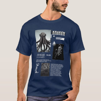 T-shirt Kraken Streetwear Style retro