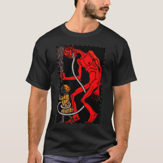 T-shirt Krampus a une languette longue !