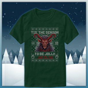 T-shirt Krampus C'Est La Saison D'Être Jolly Ou Autre