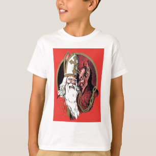 T-shirt Krampus de la Saint-Nicolas rouge