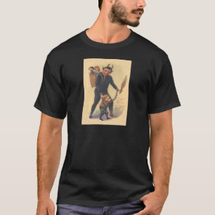 T-shirt Krampus Punissant un Mauvais Enfant