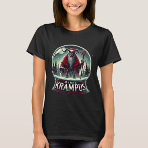 T-shirt Krampus Vient À La Ville Horreur Merry Krampus Chr