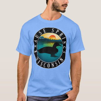 T-shirt Krause Springs Wisconsin Loon