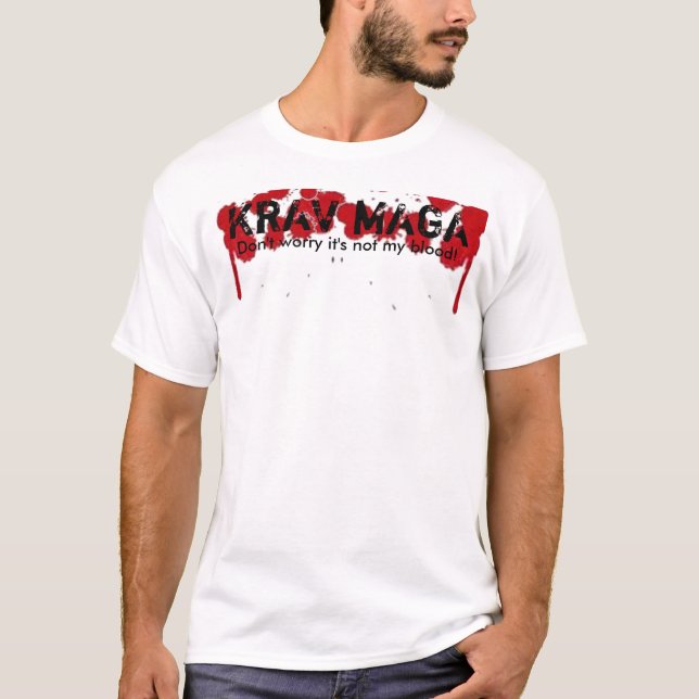 T-shirt KRAV MAGA "non mon sang " (Devant)