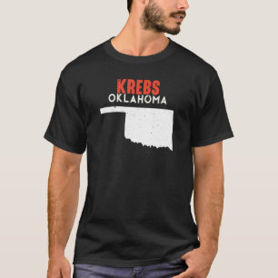 T-shirt Krebs USA State America Travel Oklahoman