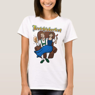 T-shirt Kretchtoberfest léger des femmes célèbrent la